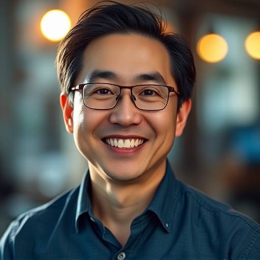 Happy man, David Lee, a marketing professional who benefited from interview training